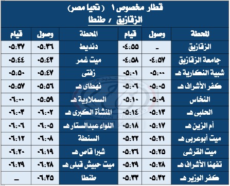 مواعيد قطارات طنطا (3)