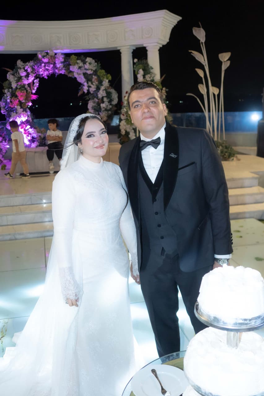 العروسين أحمد وشيرين