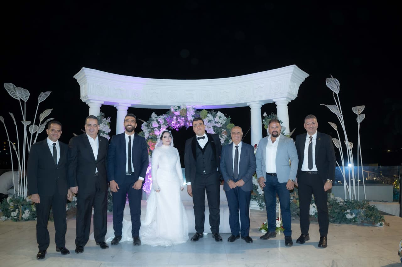 لفيف من قيادات حزب مستقبل وطن تشارك في حفل الزفاف
