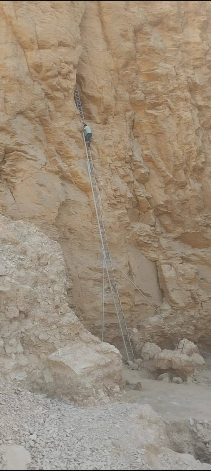 مدير آثار الأقصر يزور المقبرة المعلقة بالبر الغربى مدير آثار الأقصر يزور المقبرة المعلقة بالبر الغربى