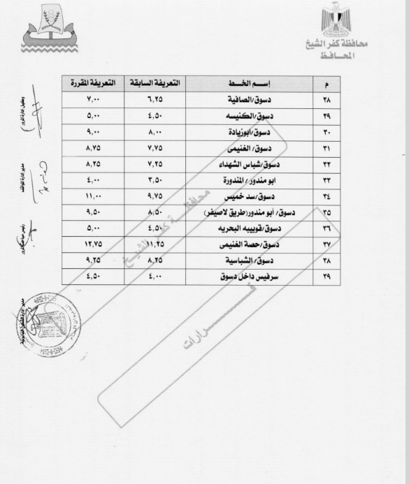 تعريفة موقف دسوق (3)