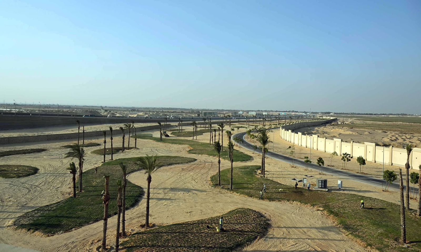 محيط المتحف المصري الكبير