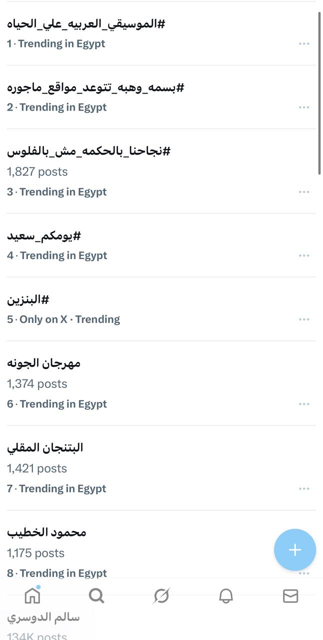 الموسيقى العربية يتصدر التريند