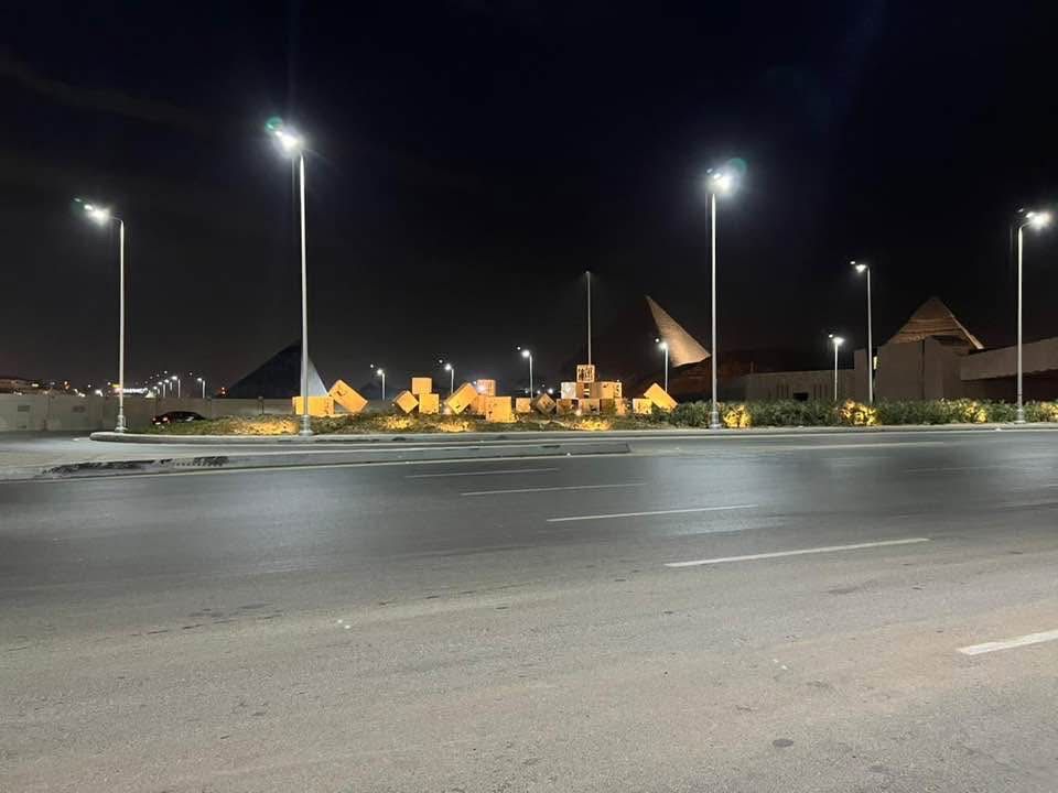 محيط المتحف المصرى الكبير يتجمل قبل الافتتاح الرسمى 1 نوفمبر المقبل محيط المتحف المصرى الكبير يتجمل قبل الافتتاح الرسمى 1 نوفمبر المقبل