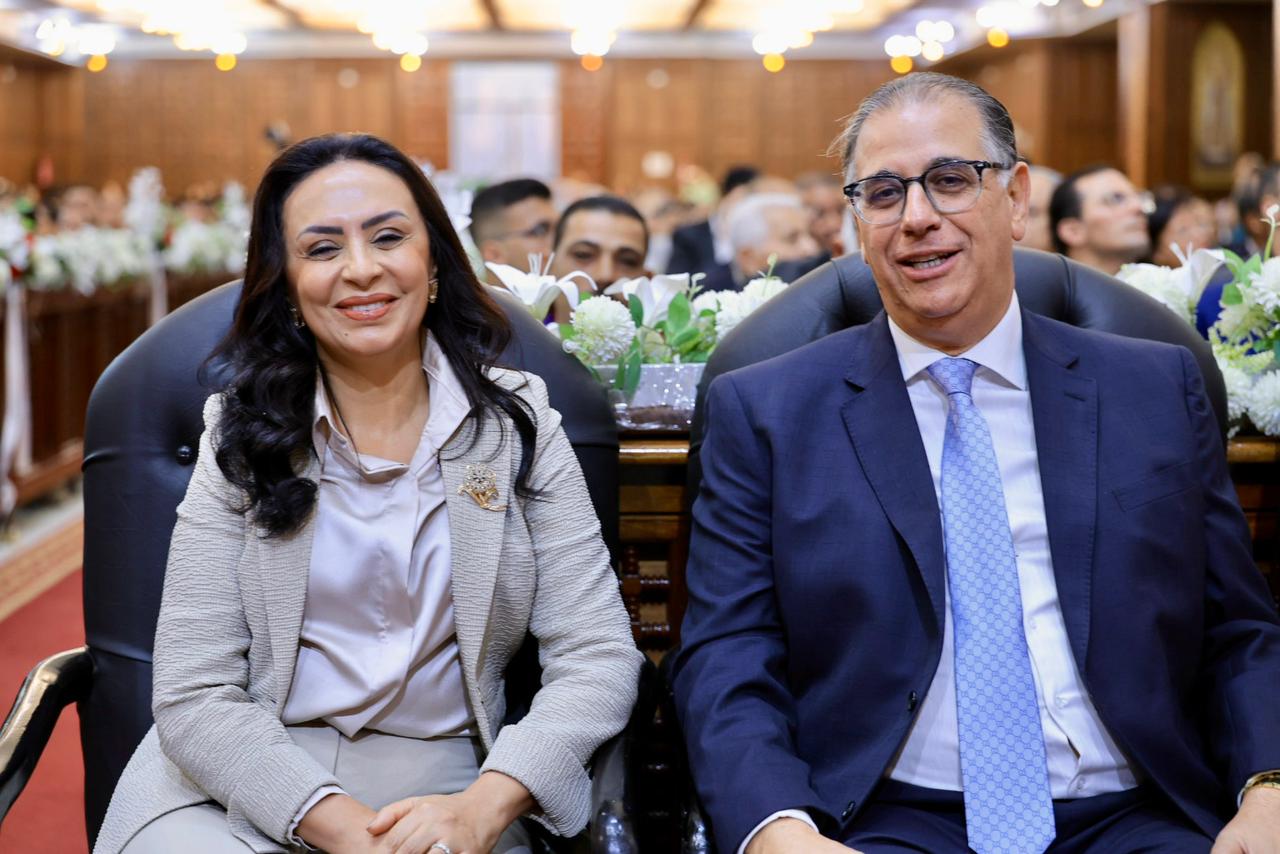 وزيرة التضامن خلال الاحتفال وزيرة التضامن خلال الاحتفال