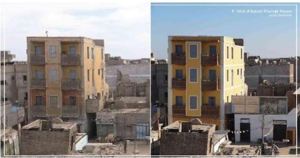 عمليات تطوير المنازل التراثية والتاريخية بإسنا