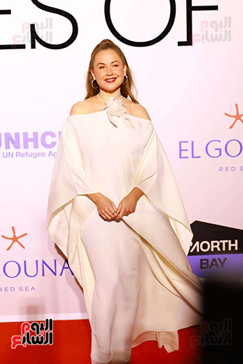 ريا أبى راشد تتألق فى حفل العشاء