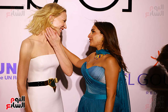 روجينا و كيت بلانشيت بالجونة