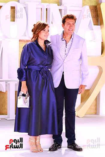 هانى رمزى وزوجته