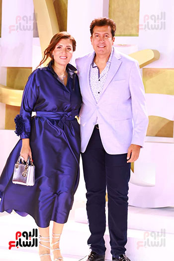 الفنان هانى رمزى وزوجته