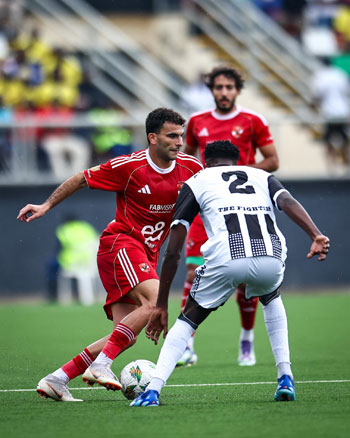 زيزو خلال المباراة زيزو خلال المباراة