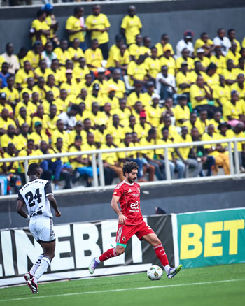 محمد هانى خلال المباراة