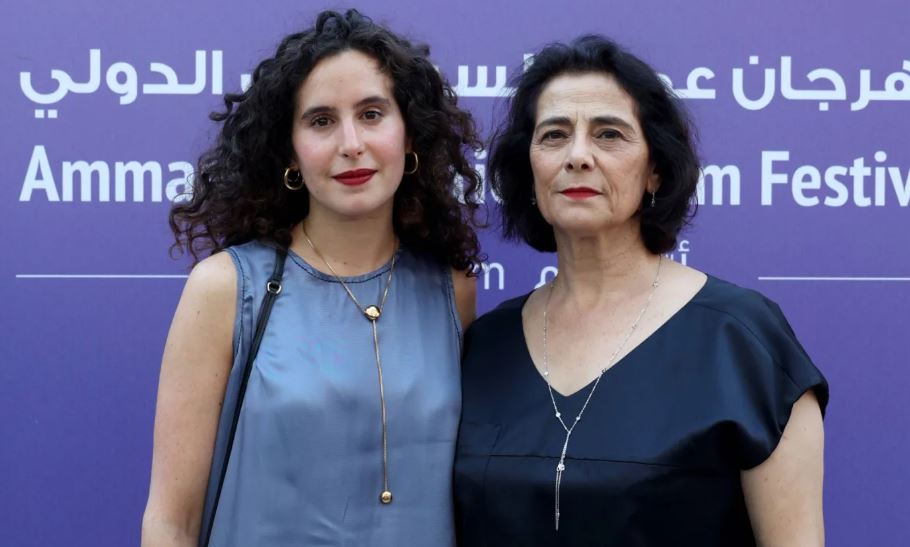 هيام عباس وابنتها لينا سوالم