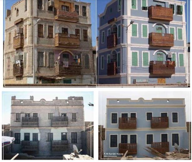 تطوير شامل للمنازل التراثية حول إسنا