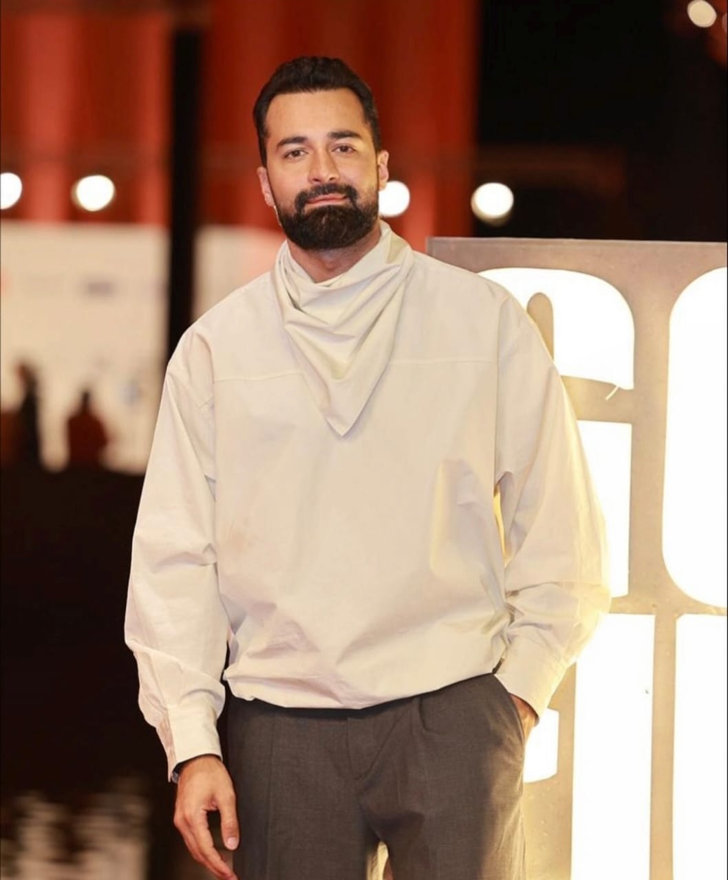 أحمد مالك وهدى المفتى وتارا عماد يحضرون عرض فيلم كولونيا متأخرا بسبب كيت بلانشيت (8)