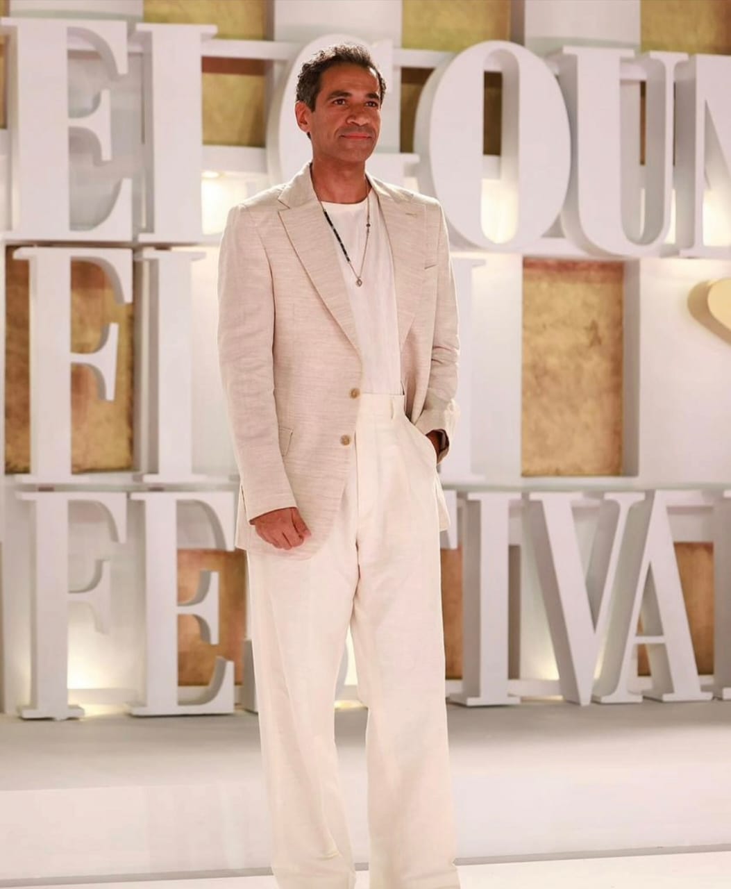 أحمد مالك وهدى المفتى وتارا عماد يحضرون عرض فيلم كولونيا متأخرا بسبب كيت بلانشيت (6)