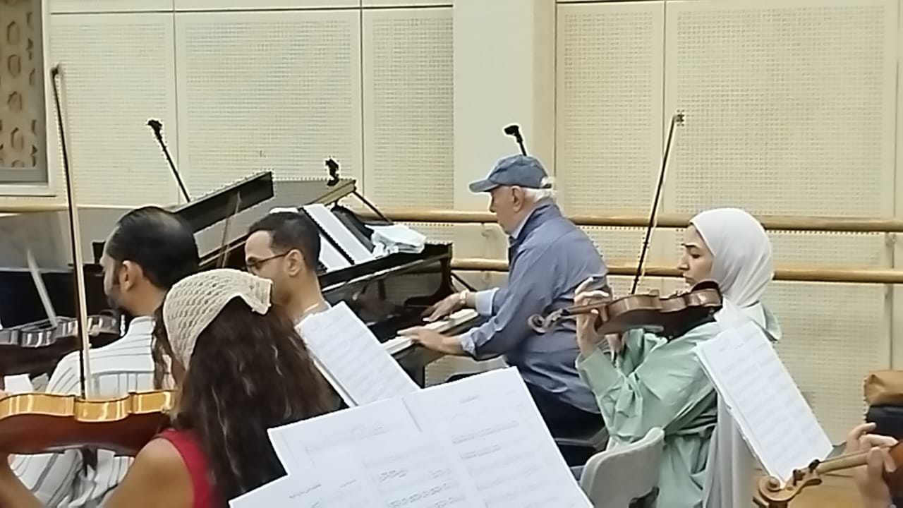 اليوم السابع داخل بروفات عمر خيرت  (4)