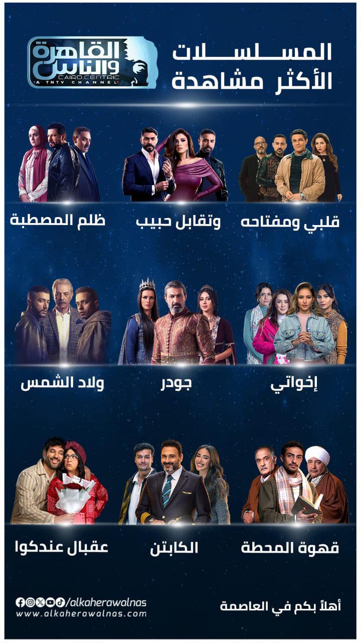 مسلسلات القاهرة والناس