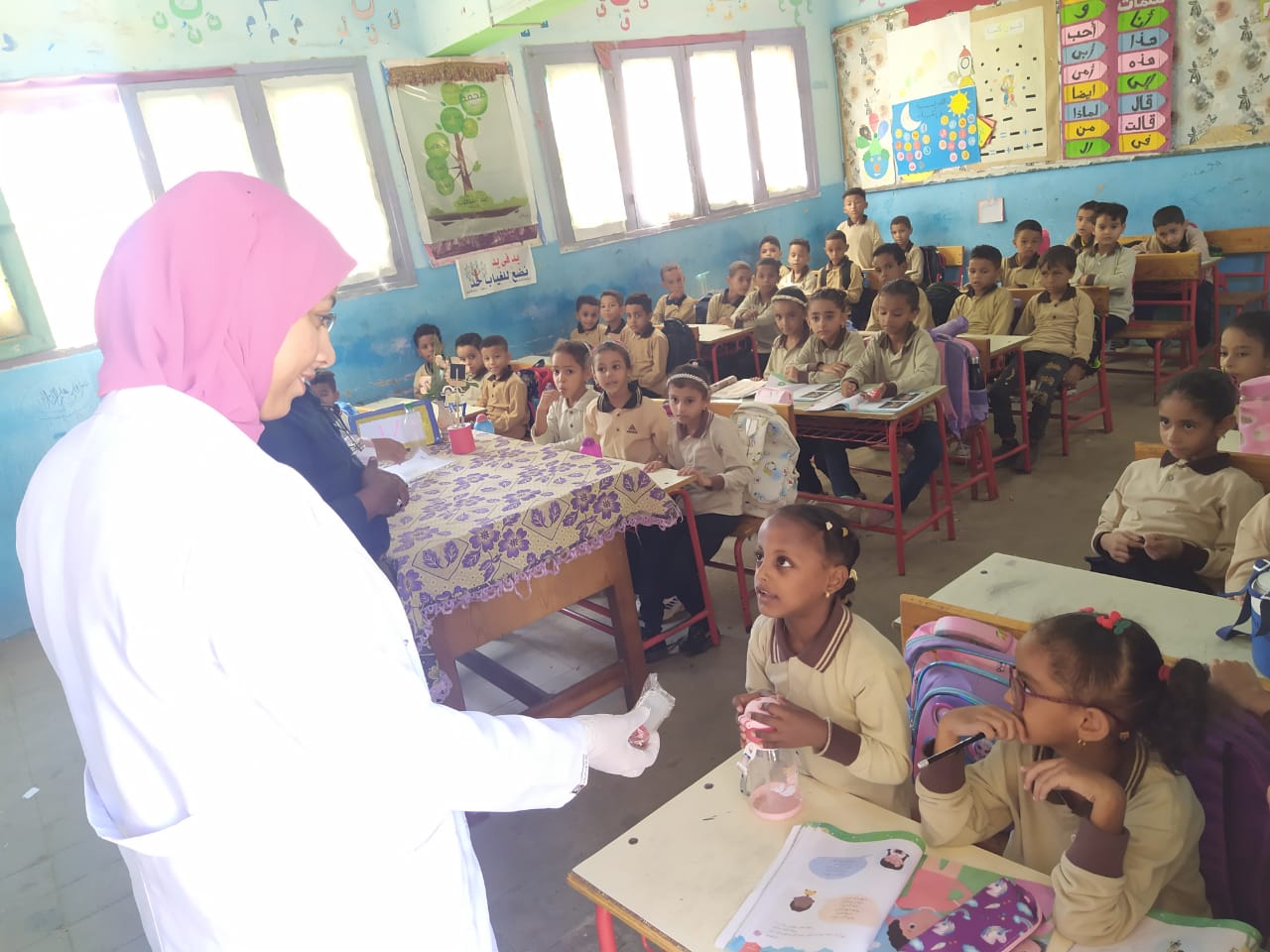 «الصحة» تطلق حملة مكافحة الطفيليات المعوية 