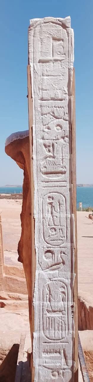 ترميم معبد أبوسمبل قبل ظاهرة تعامد الشمس (5)