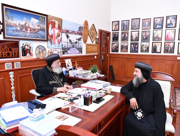 قداسة البابا خلال الاستقبال قداسة البابا خلال الاستقبال