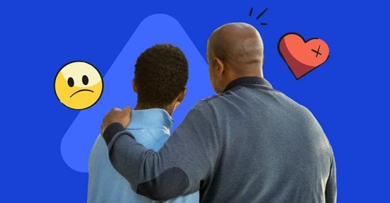 أب مع أبنه