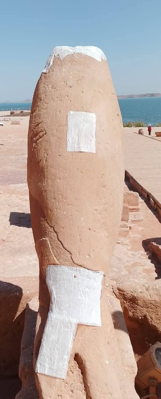 ترميم معبد أبوسمبل قبل ظاهرة تعامد الشمس (3)