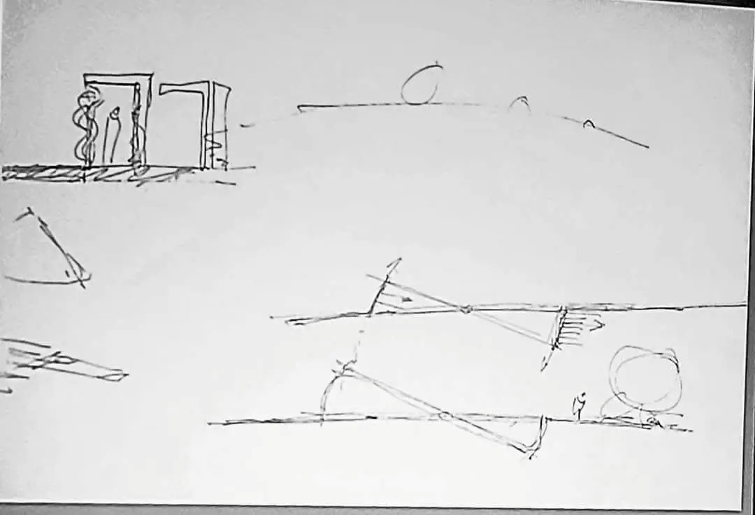 الرسوم الاولى للمبنى الرسوم الاولى للمبنى