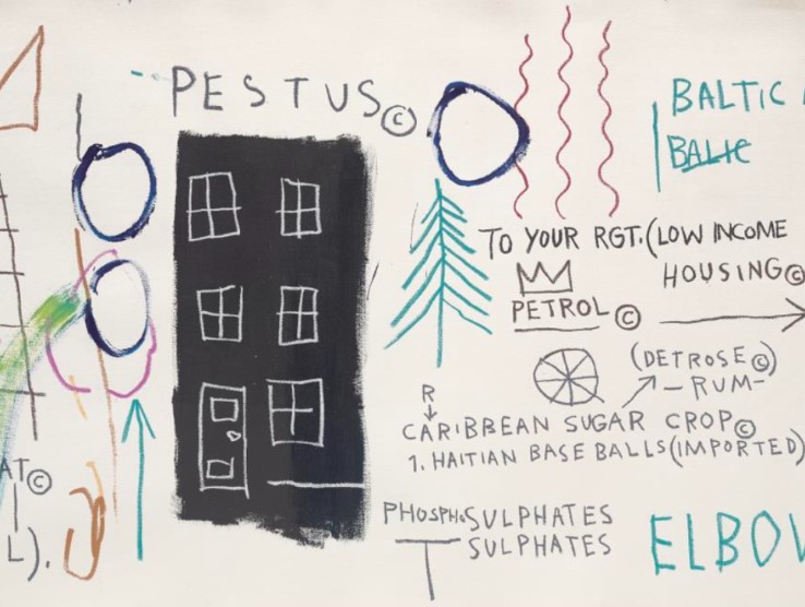 لوحة للفنان باسكيات