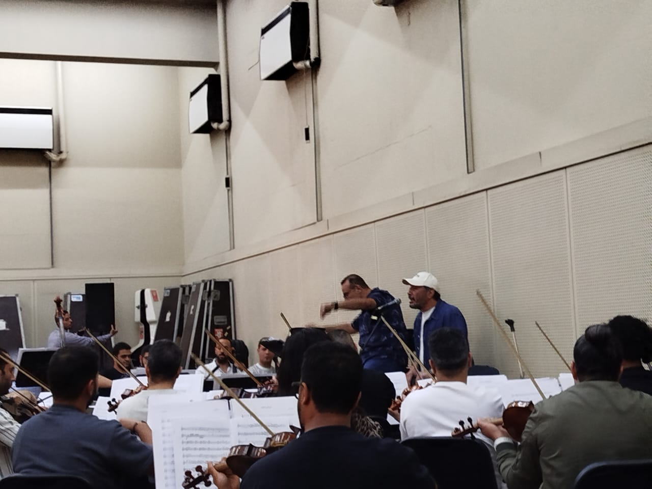 بروفة على الحجار