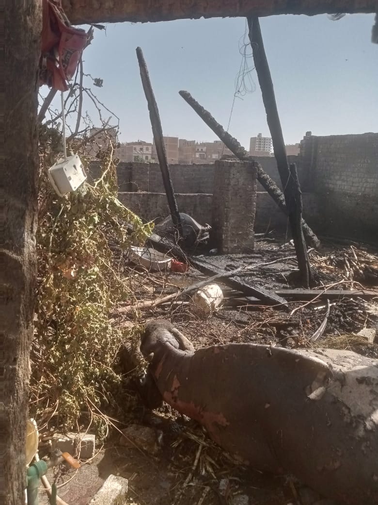 آثار الحريق 