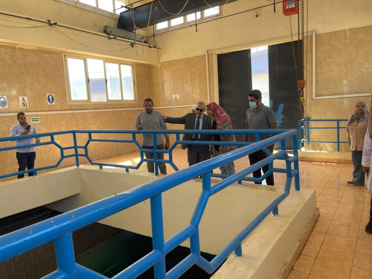 التوجيه بالعمل داخل المحطة