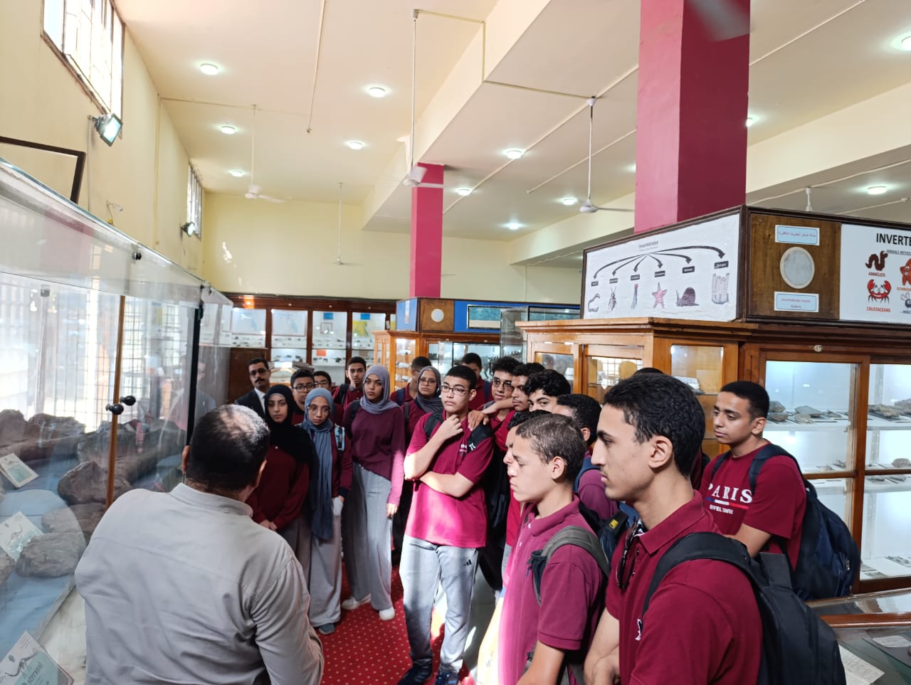 خلال الزيارة 