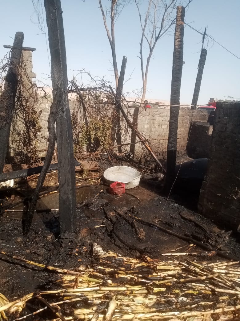 آثار الحريق 