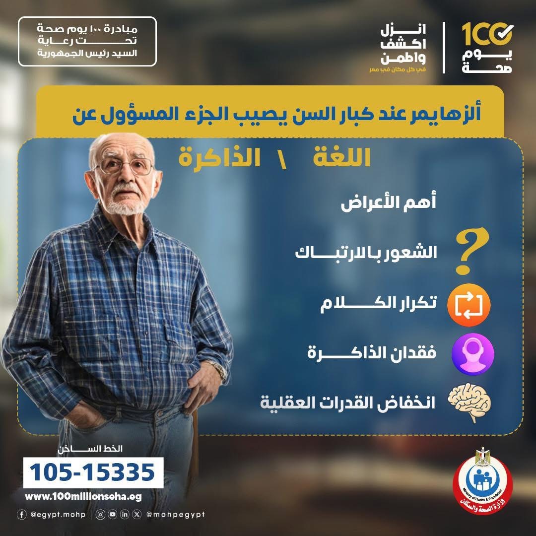 معلومات هامة عن اصابات ألزهايمر