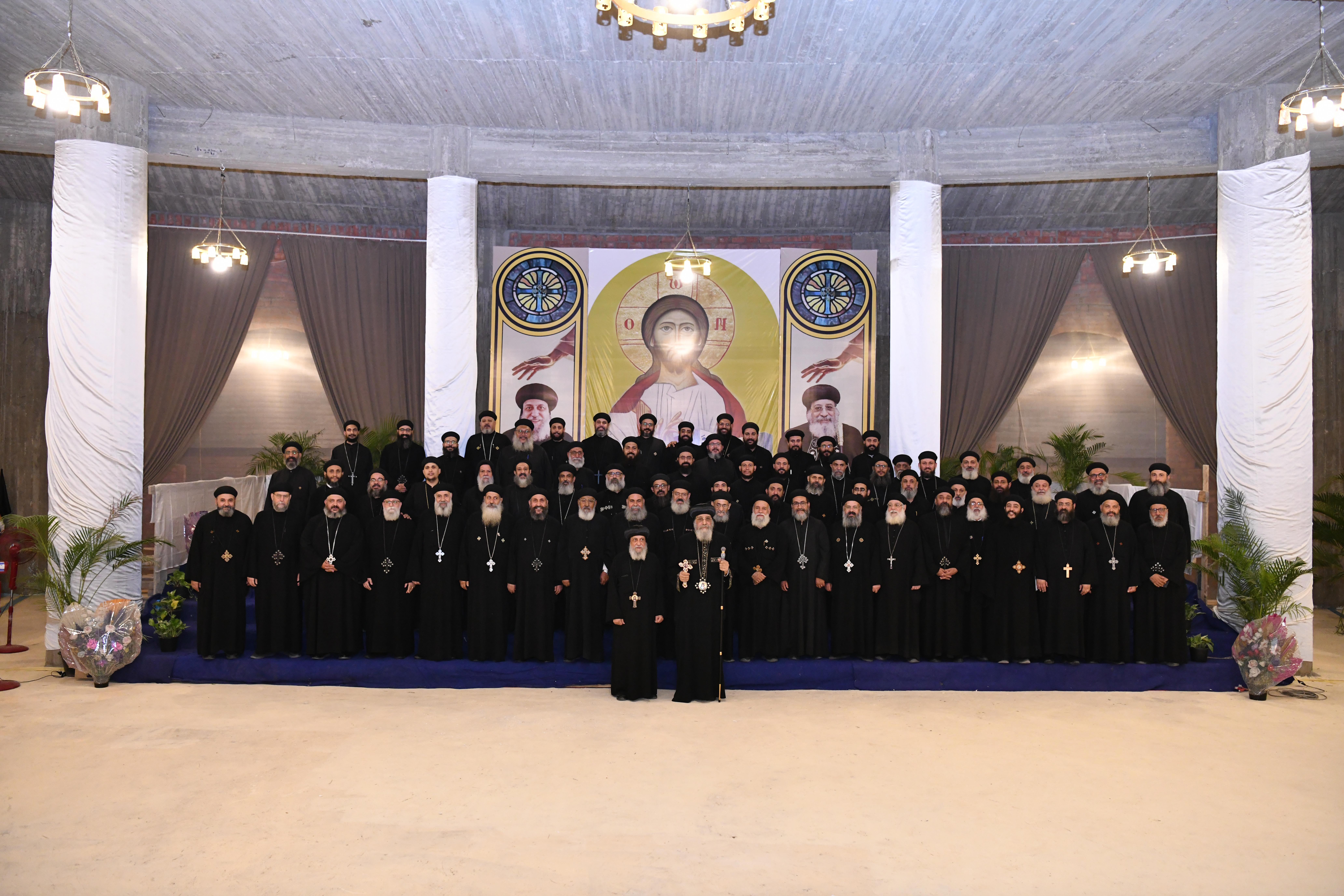 جانب من لقاء البابا تواضروس