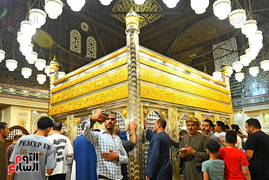 استعدادات الليلة الختامية لمولد الحسين (4)