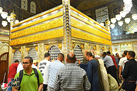 استعدادات الليلة الختامية لمولد الحسين (5)