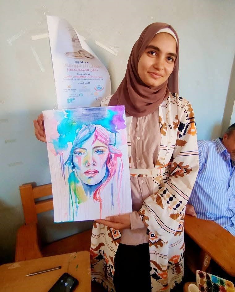 رسمه متميزة لفتاة رسمه متميزة لفتاة