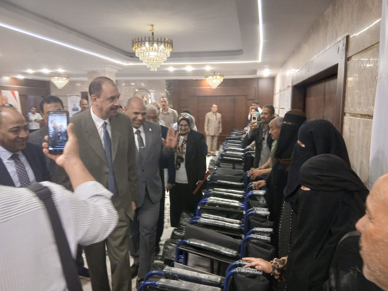 فرحة كبيرة من الاهالى 