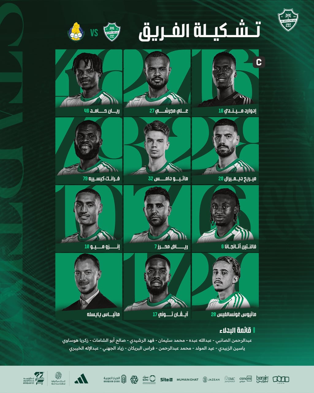 تشكيل اهلي جدة