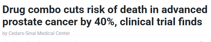 علاج مركب جديد لسرطان البروستاتا