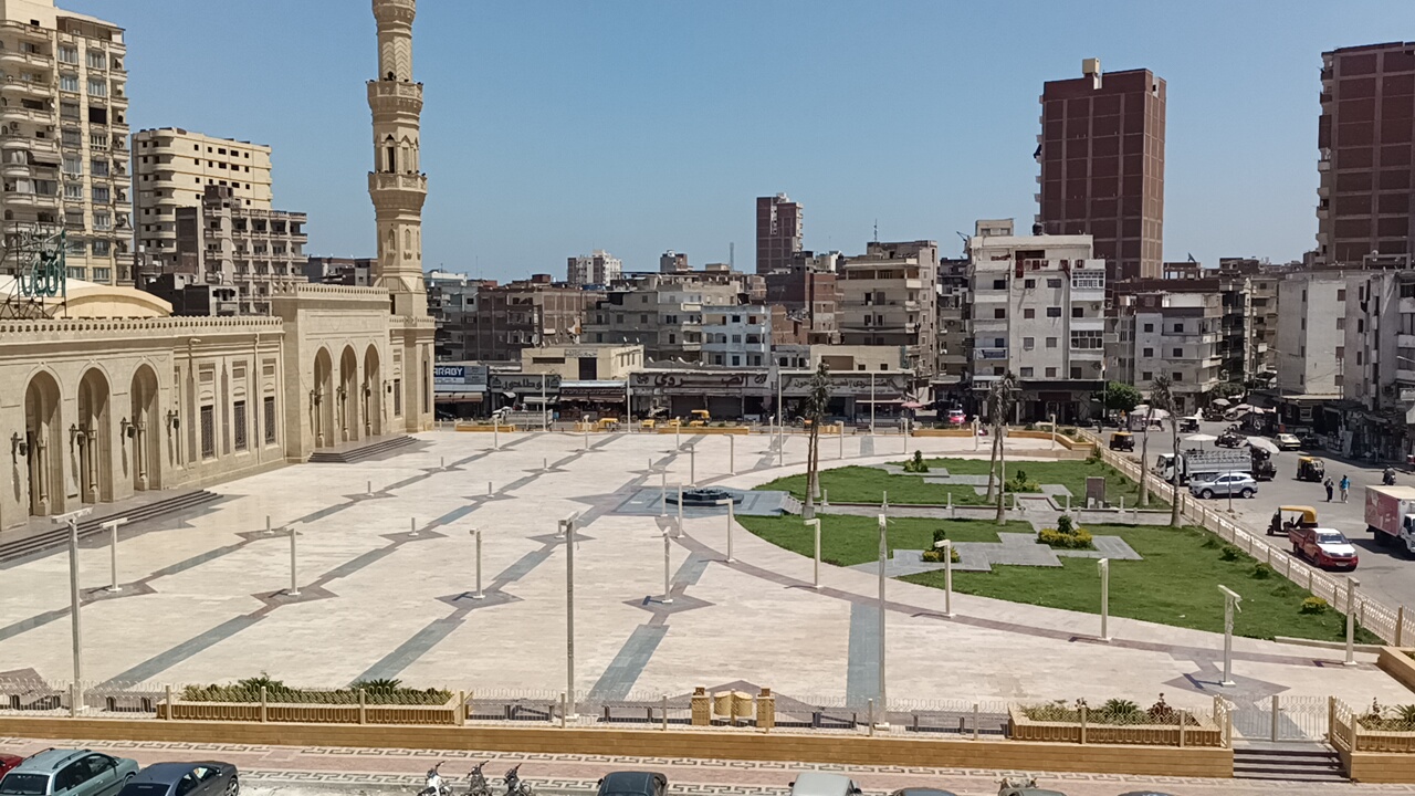 مساحة مسجد إبراهيم الدسوقي عقب تطويرها مساحة مسجد إبراهيم الدسوقي عقب تطويرها