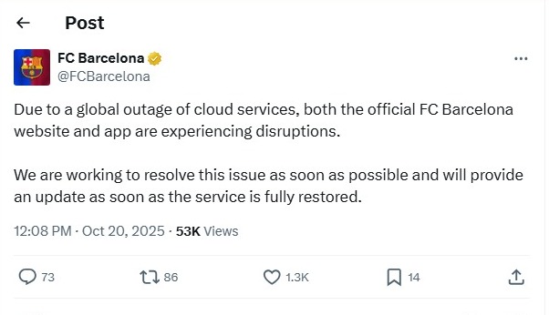 تويتة برشلونة