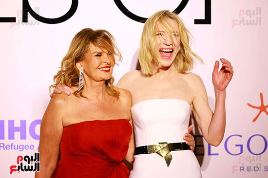 يسرا و كيت بلانشيت بالجونة