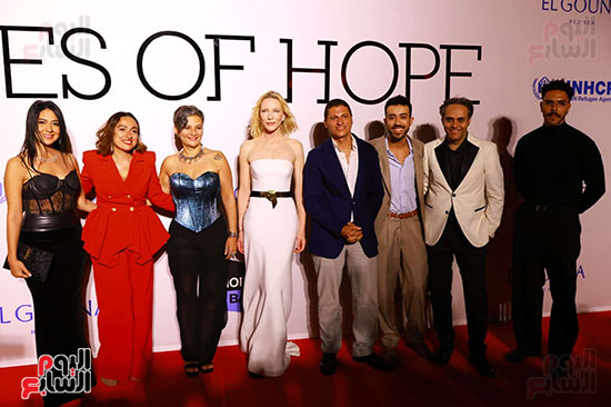 سميح ساويرس و كيت بلانشيت بالجونة