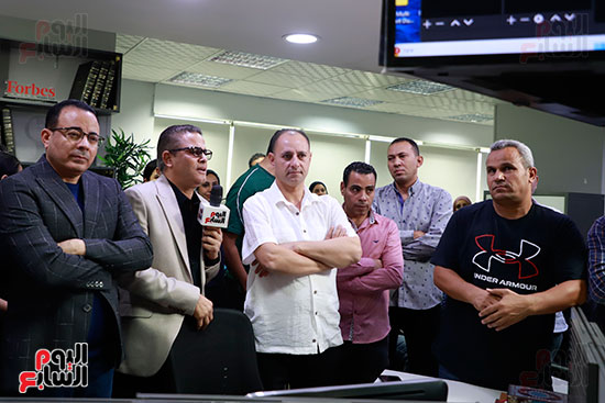 جانب من إطلاق أول مشروع لغرفة أخبار ذكية فى الصحافة العربية