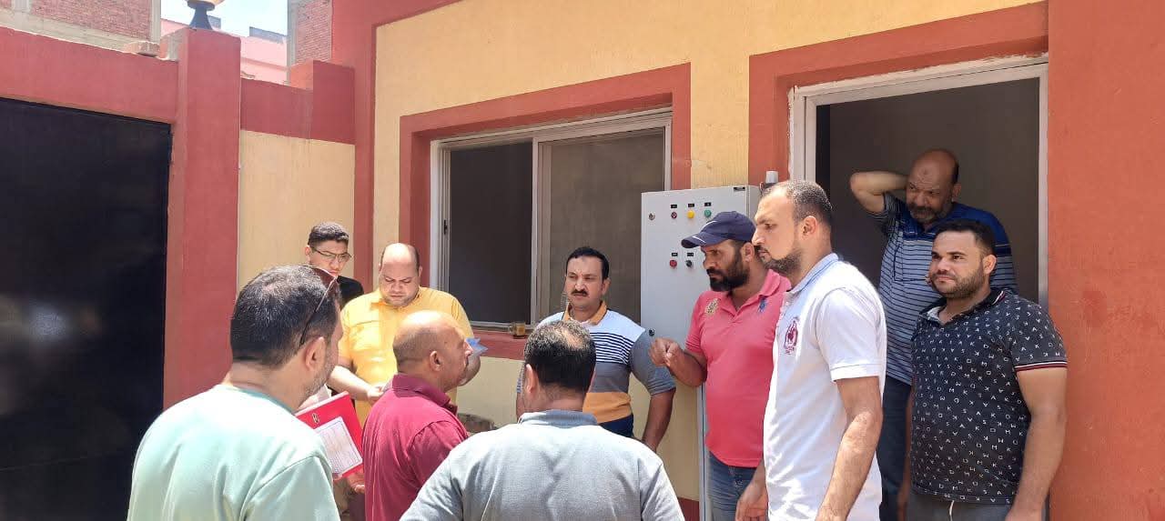 الإنتهاء من مشروع محطة صرف الصحي 