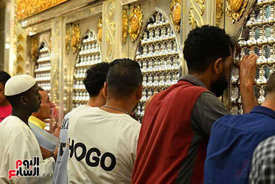 استعدادات الليلة الختامية لمولد الحسين (8)