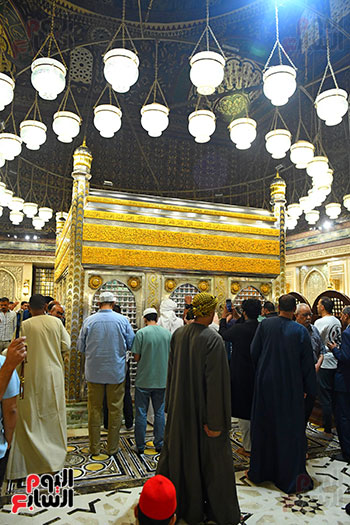 استعدادات الليلة الختامية لمولد الحسين (3)